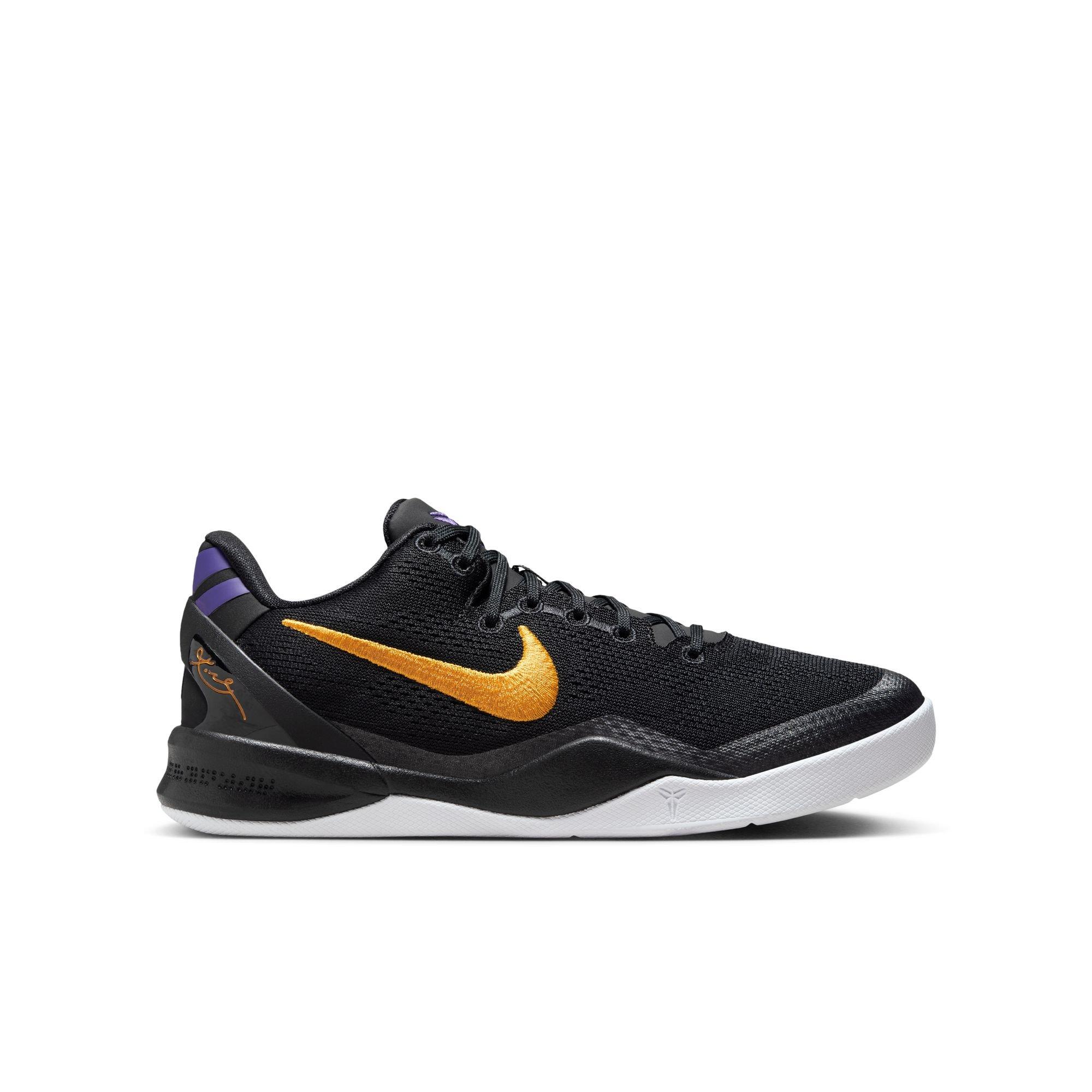 Nike Kobe 8 "Lakers Away" Grade School Kids' Basketball Shoe